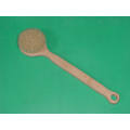 Pental BB-008  Dry Wet Body Scrub Brush Bleached White Bristle Wood Handle Bath Brush body Cleansing